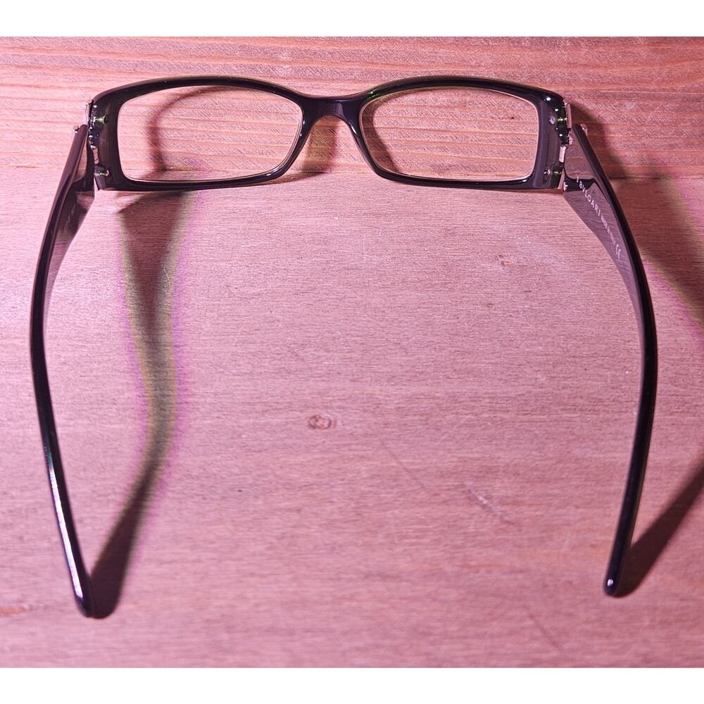 BVLGARI 473-B Eyeglasses Frames Green Rhinestone 51-15-135 Italy Designer Luxury - Picture 3 of 10